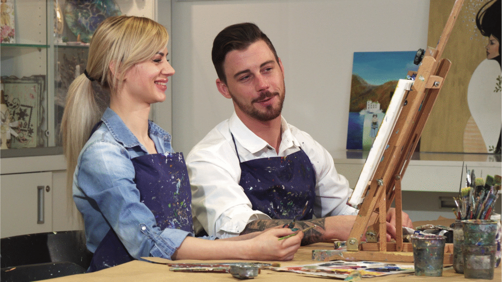 Art & Painting Date Night Ideas at Home beautyrelationship.com